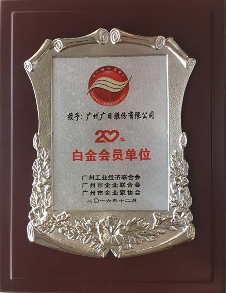 乐鱼网站股份获 “20年白金会员单位”和“优异会员单位”声誉称呼